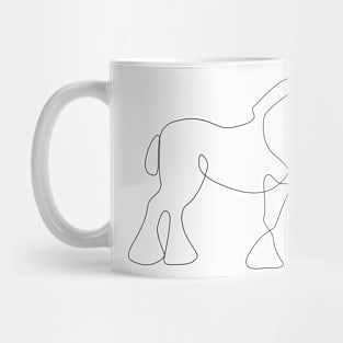 Horse line art #4 Mug